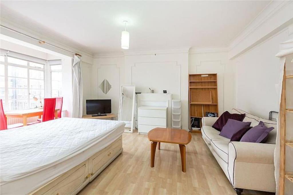King-Sized Studio, 6Th Floor + Lift, Regent'S Park Londra Esterno foto